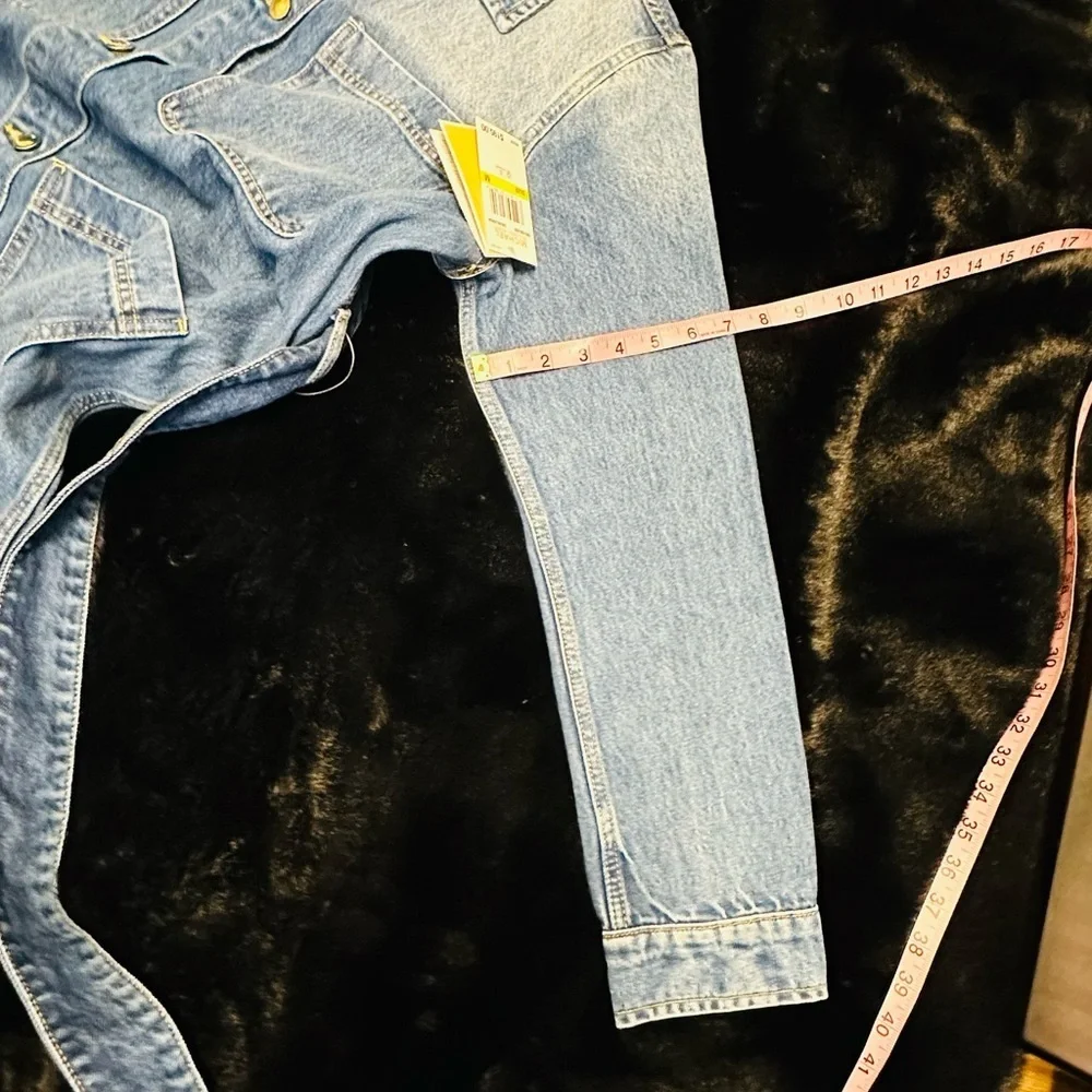 Michael Kors Denim Utility Jacket w/ Belt – Size M – New With Tags
